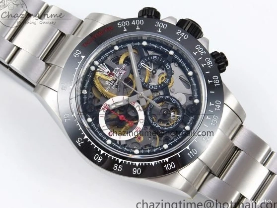 Bracelet Edition SONIC Daytona SS Bezel Skeleton Skeleton Best SA4130 Dial on Ceramic Oyster 0127